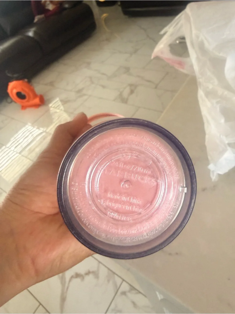 Starbucks Pink Travel Tumbler with Green Logo